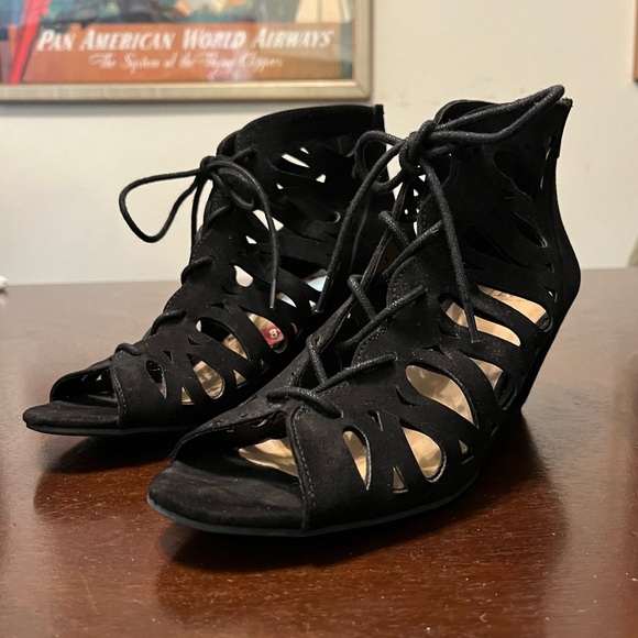 Material Girl Womens Harlie Open Toe Casual Platform Sandals - Picture 4 of 10